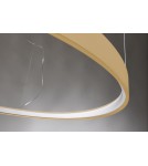 Lampy wiszące okręgi - Thoro Żyrandol RIO 78 złoty LED 4000K TH.181 - product 8