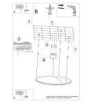 Lampy wiszące okręgi - Thoro Żyrandol RIO 78 złoty LED 4000K TH.181 - product 11