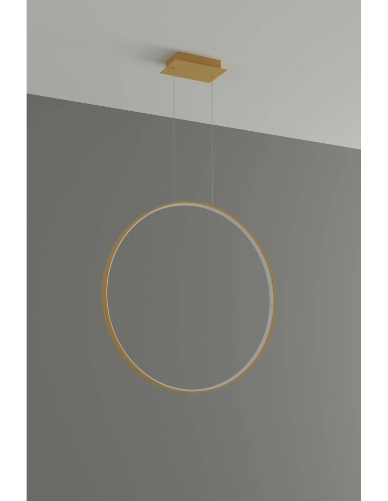 Thoro Lampa wisząca RIO 78 złota LED 3000K TH.175