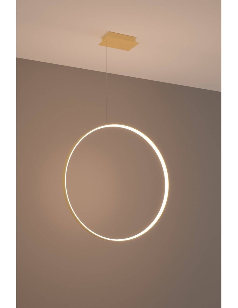 Thoro Lampa wisząca RIO 78 złota LED 3000K TH.175
