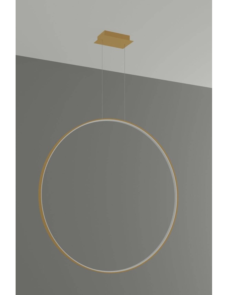 Thoro Lampa wisząca RIO 110 złota LED 3000K TH.179