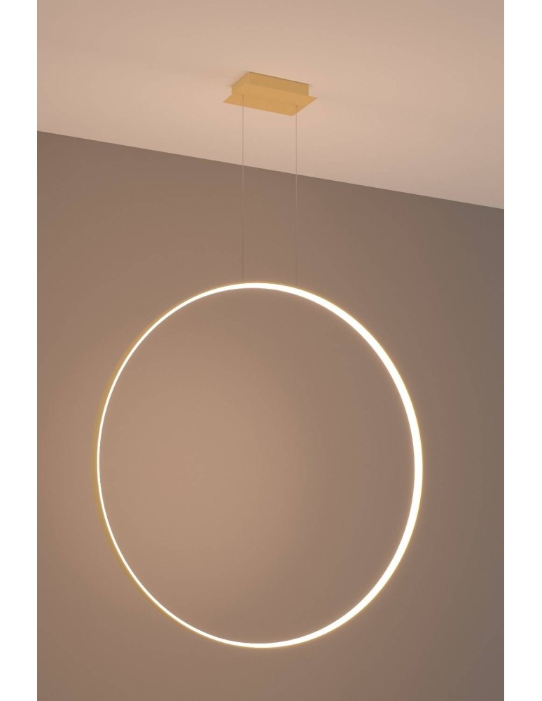 Thoro Lampa wisząca RIO 110 złota LED 3000K TH.179