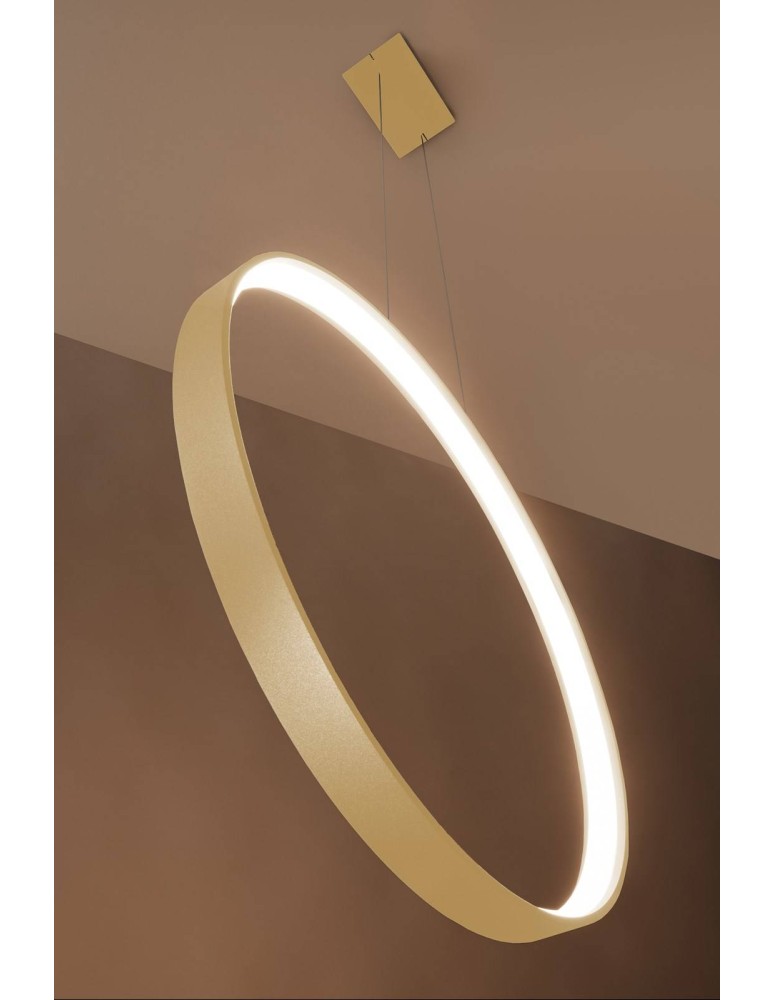 Thoro Lampa wisząca RIO 110 złota LED 3000K TH.179
