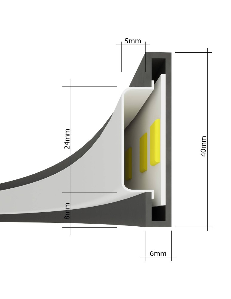 Thoro Lampa wisząca RIO 110 złota LED 3000K TH.179
