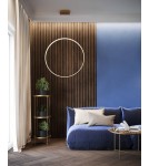 Lampy wiszące okręgi - Thoro Lampa wisząca RIO 110 złota LED 3000K TH.179 - product 13