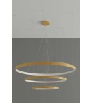 Lampy wiszące okręgi - Thoro Żyrandol RIO 3 55/78/110 złoty LED 4000K TH.269 - product 2