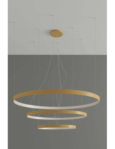 Thoro Żyrandol RIO 3 55/78/110 złoty LED 4000K TH.269 - produkt 2