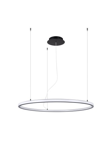 Thoro Żyrandol RISA 90 czarny LED 3000K TH.275