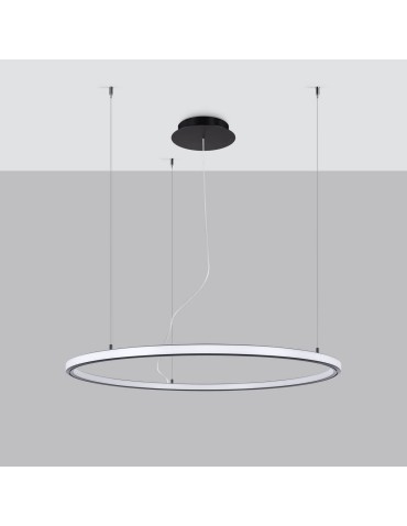 Thoro Żyrandol RISA 90 czarny LED 3000K TH.275 - produkt 2