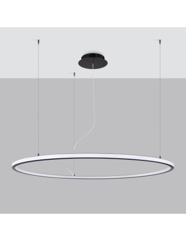 Thoro Żyrandol RISA 120 czarny LED 3000K TH.276 - produkt 2