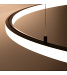 Thoro Żyrandol RISA 120 czarny LED 3000K TH.276 Thoro Żyrandol RISA 120 czarny LED 3000K TH.276