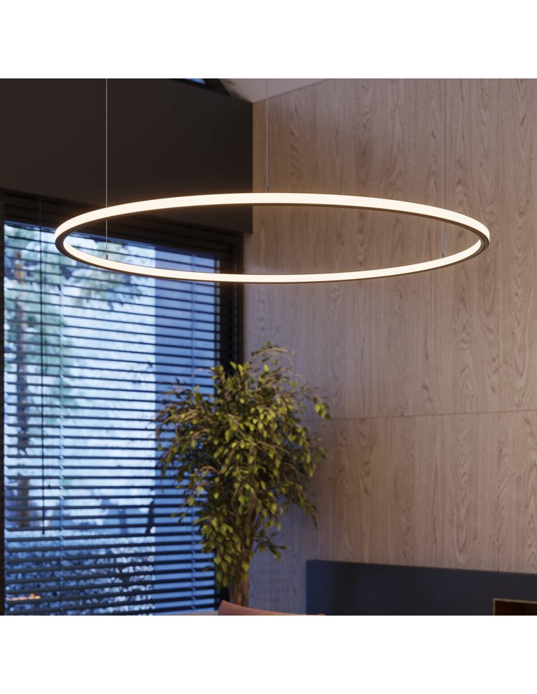 Thoro Żyrandol RISA 120 czarny LED 3000K TH.276 Thoro Żyrandol RISA 120 czarny LED 3000K TH.276