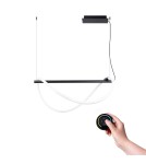 Thoro Lampa wisząca GALAKSE 84 czarna LED 2700-6500K TH.279 Thoro Lampa wisząca GALAKSE 84 czarna LED 2700-6500K TH.279