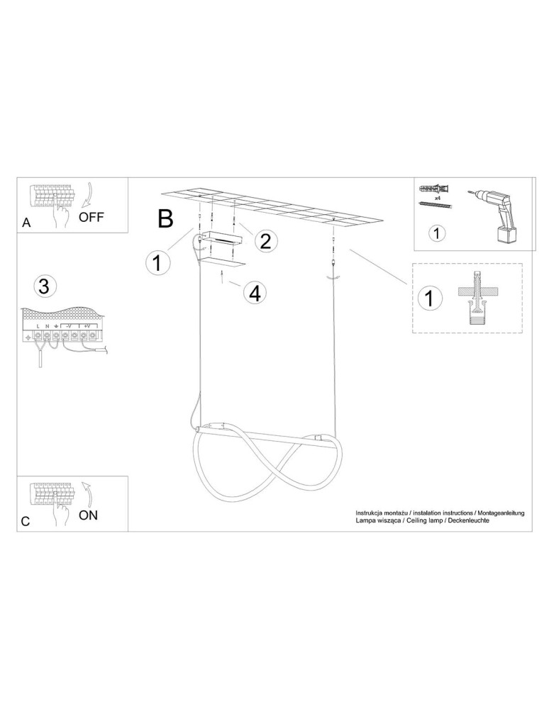 Thoro Lampa wisząca GALAKSE 84 czarna LED 2700-6500K TH.279 Thoro Lampa wisząca GALAKSE 84 czarna LED 2700-6500K TH.279
