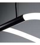 Lampy wiszące nad wyspę - Thoro Lampa wisząca GALAKSE 148 czarna LED 2700-6500K TH.280 - product 7