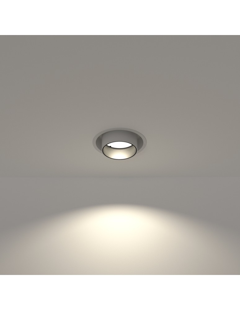 Lampy podtynkowe okrągłe - Nowodvorski MONO SLIDE  Spot Podtynkowa Max moc 10W only LED GU10 Biały 10796 - product kolory-swiatla.pl 2