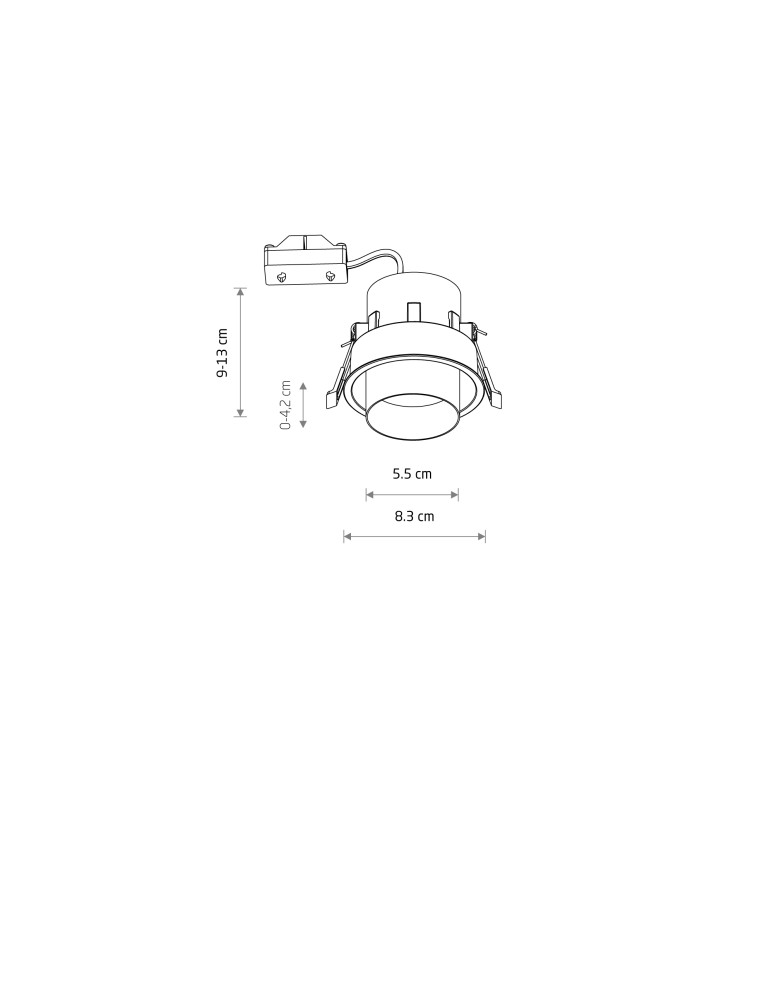 Lampy podtynkowe okrągłe - Nowodvorski MONO SLIDE  Spot Podtynkowa Max moc 10W only LED GU10 Biały 10796 - product kolory-swiatla.pl 3