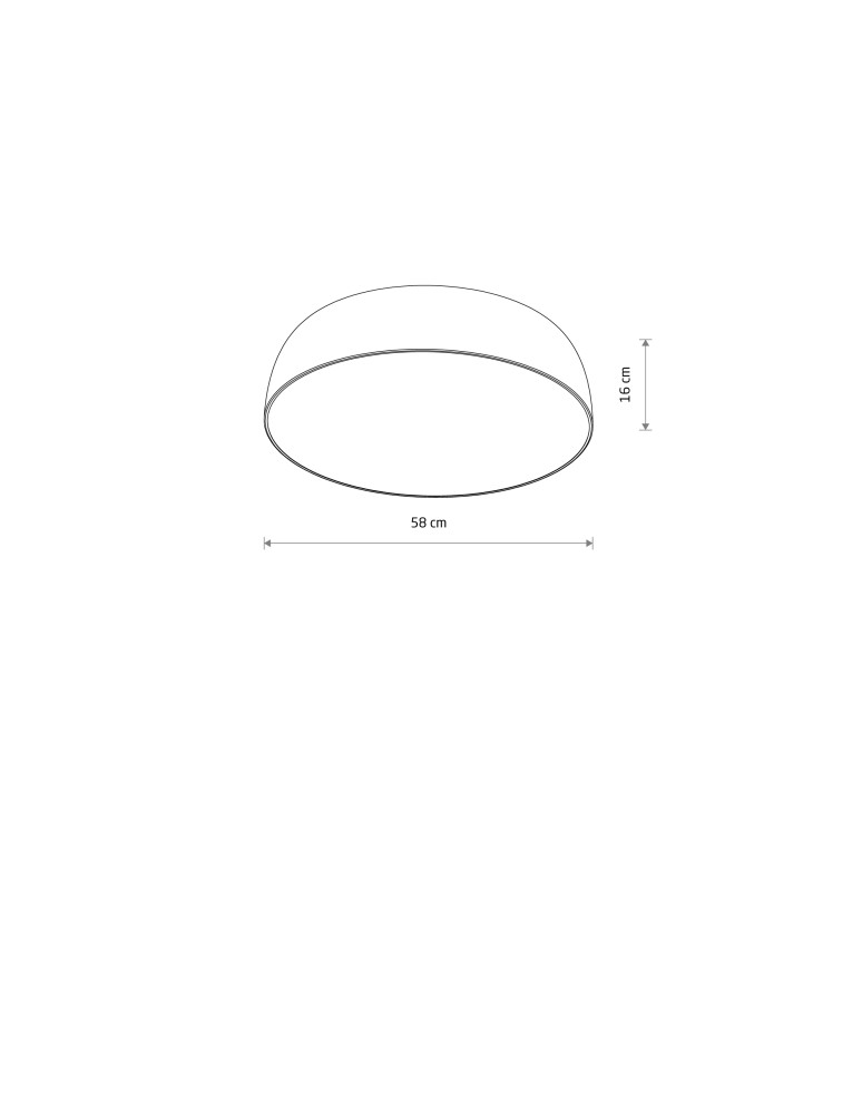 Plafony okrągłe - Nowodvorski SATELLITE M  Sufitowa Plafon Max moc 25W only LED E27 Czarny 8016 - product kolory-swiatla.pl 2