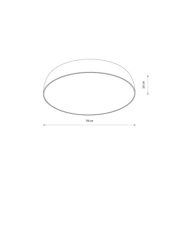 Nowodvorski SATELLITE L  Sufitowa Plafon Max moc 25W only LED E27 Szary 8023 - product 2