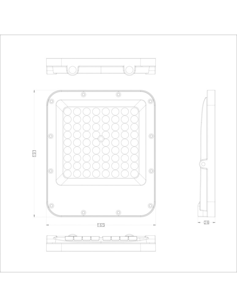 ITALUX Timbo Naświetlacz IP65 1xLED 50W 4000K FD-23913-50W ITALUX Timbo Naświetlacz IP65 1xLED 50W 4000K FD-23913-50W