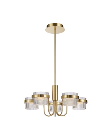 ITALUX Tiara Wisząca 5xLED 40W 3000K PND-77362-5-40W-GD