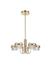 ITALUX Tiara Wisząca 5xLED 40W 3000K PND-77362-5-40W-GD
