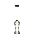 Lampy wiszące designerskie - ITALUX Sonte Wisząca Czarny mat 1xLED 24W PND-24352V-24W-BK-SG - product 1