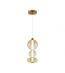 Lampy wiszące designerskie - ITALUX Sonte Wisząca Antyczny brąz matowy 1xLED 24W PND-24352V-24W-AB-AMB - product 1