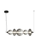 Lampy wiszące designerskie - ITALUX Sonte Wisząca Czarny mat 1xLED 40W PND-24352-40W-BK-SG - product 1