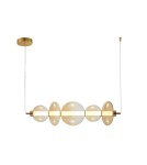 Lampy wiszące designerskie - ITALUX Sonte Wisząca Antyczny brąz matowy 1xLED 40W PND-24352-40W-AB-AMB - product 1