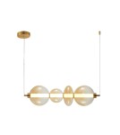 Lampy wiszące designerskie - ITALUX Sonte Wisząca Antyczny brąz matowy 1xLED 36W PND-24352-36W-AB-AMB - product 1