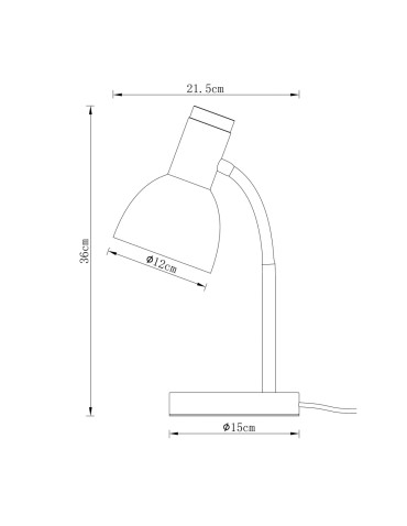 ITALUX Senza Stołowa/Nocna 1xE27 TB-37263-OG - produkt 2