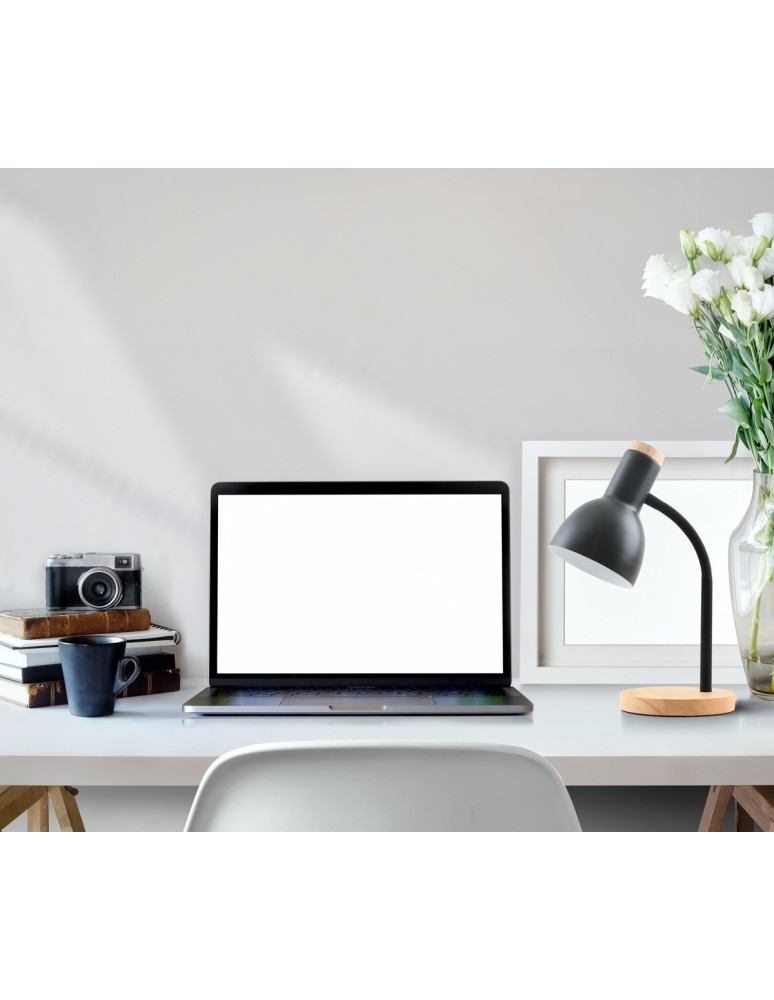 Lampy stołowe dziecięce - ITALUX Senza Stołowa/Nocna Czarny 1xE27 TB-37263-BK - product kolory-swiatla.pl 3