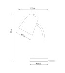 Lampy stołowe dziecięce - ITALUX Prato Stołowa/Nocna Czarny 1xE27 TB-37643-BK - product 2