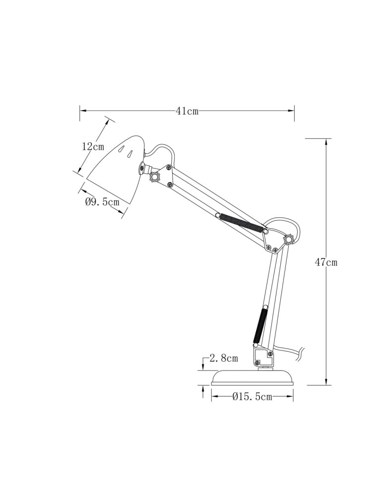 Lampki biurkowe - ITALUX Notari Stołowa/Nocna Czarny 1xGU10 TB-29928-BK - product kolory-swiatla.pl 3