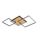 Lampy sufitowe LED - ITALUX Noris Plafon Czarny piaskowany 2xLED 38W Ciepła biel PLF-82738-38W-WO - product 2