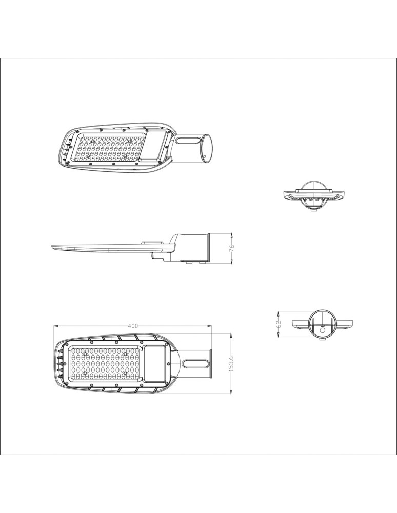 ITALUX Nona Uliczna IP65 1xLED 100W 4000K FD-83526-100W ITALUX Nona Uliczna IP65 1xLED 100W 4000K FD-83526-100W