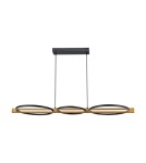 Lampy wiszące LED - ITALUX Natano Wisząca Czarny piaskowany 3xLED 38W Ciepła biel PND-55362-40W-WO - product 3