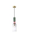 ITALUX Manso Wisząca 1xE14 PND-37462D-MC-GD
