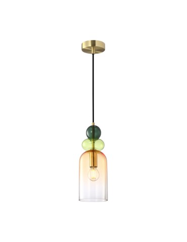 ITALUX Manso Wisząca 1xE14 PND-37462C-MC-GD