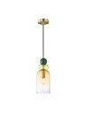 ITALUX Manso Wisząca 1xE14 PND-37462C-MC-GD