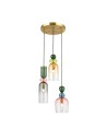 ITALUX Manso Wisząca 3xE14 PND-37462-3A-MC-GD