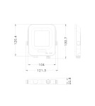 Naświetlacze zewnętrzne / halopaki - ITALUX Korta Naświetlacz Szary IP65 1xLED 20W Neutralna biel FD-27253-20W - product 5