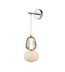 Kinkiety designerskie - ITALUX Eris Wisząca Chrom 1xLED 18W WL-98374-18W-CH - product 1