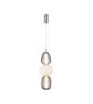 Lampy wiszące designerskie - ITALUX Eris Wisząca Chrom 1xLED 28W PND-98374-28W-CH - product 1