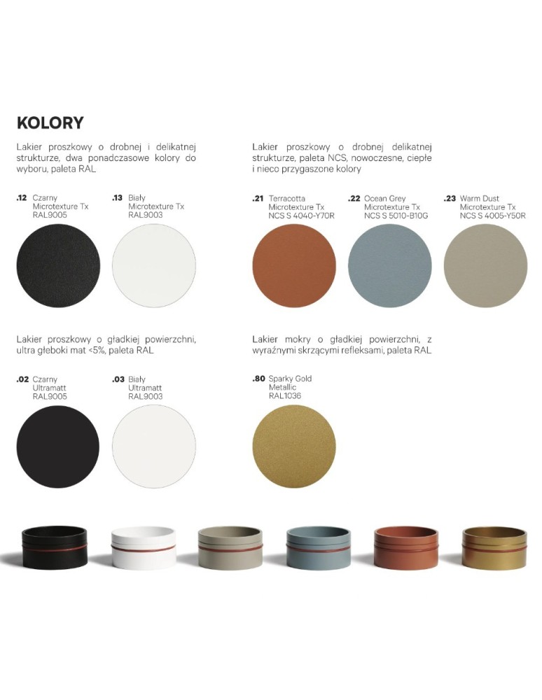 Reflektory wpuszczane w sufit - Labra AURO BASE 90 x1 WP On-Off Reflektor wpuszczany 4.1170 - product kolory-swiatla.pl 3