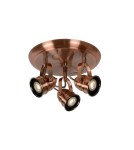 Lampy sufitowe reflektory - Lucide CIGAL Spot LED 3xGU10/5W 350LM 77974/15/17 - produkt 1