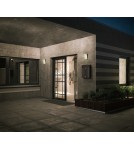 Kinkiety zewnętrzne - Italux Fama 4K Zewnętrzna Ścienna Czarny piaskowany IP65 1xLED 10W 4000K OWL-7061-4K - product 2