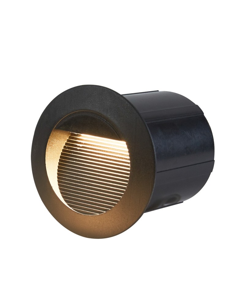 Italux Piani 4K Zewnętrzna Wpuszczana Czarny piaskowany IP65 1xLED 3W 4000K ONFL-1253-4K