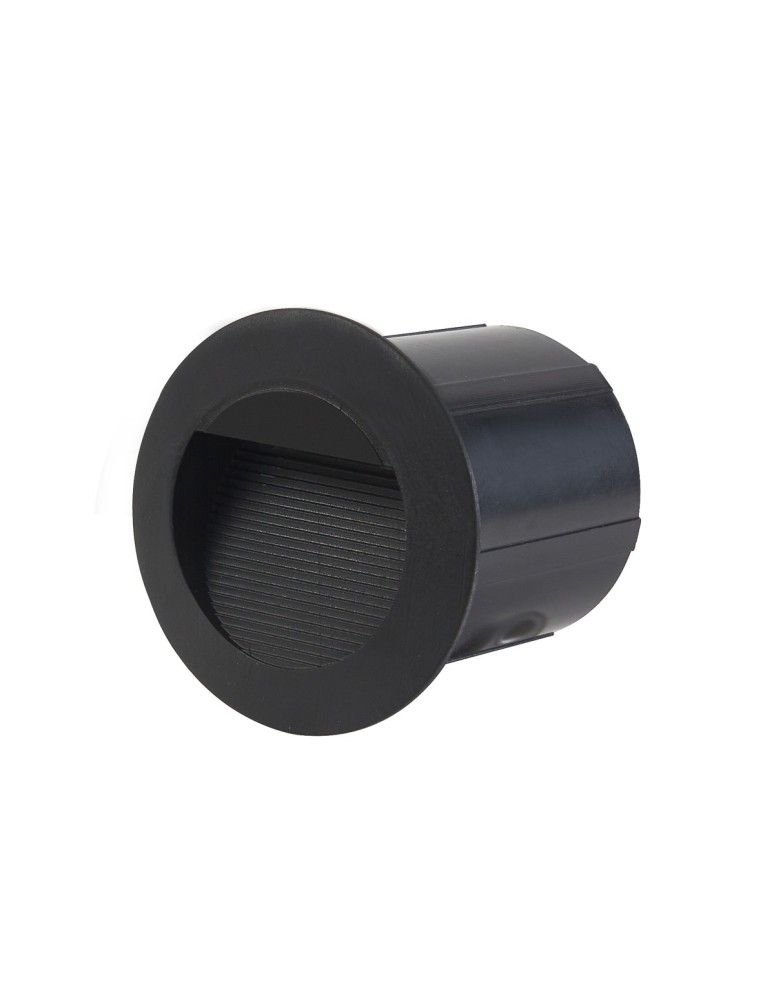 Oprawy do wbudowania w ściane - Italux Piani 4K Zewnętrzna Wpuszczana Czarny piaskowany IP65 1xLED 3W 4000K ONFL-1253-4K - product kolory-swiatla.pl 2